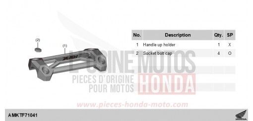 KIT,HNDL HOLDER UP ADV750S de 2025